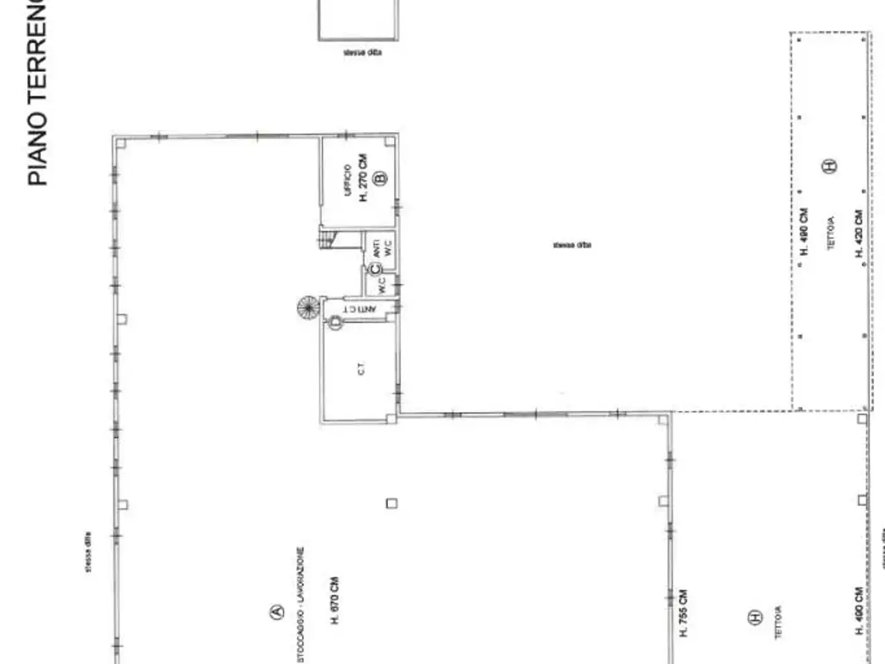 Capannone in Via Neive 6, Coazzolo, {3} - Planimetria 1