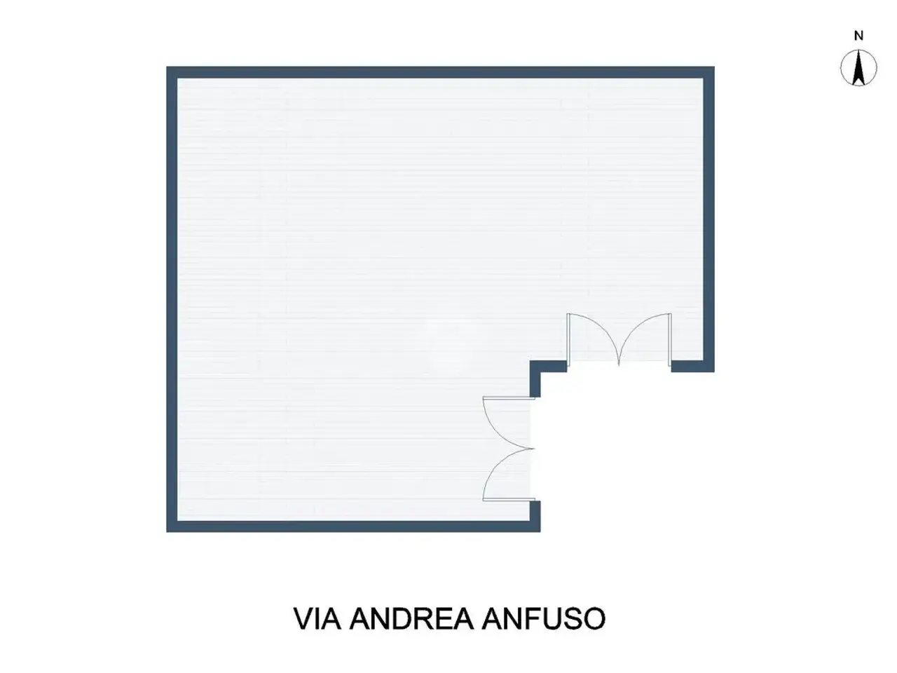 Magazzino in Via Andrea Anfuso 30, Palermo, {3} - Planimetria 1
