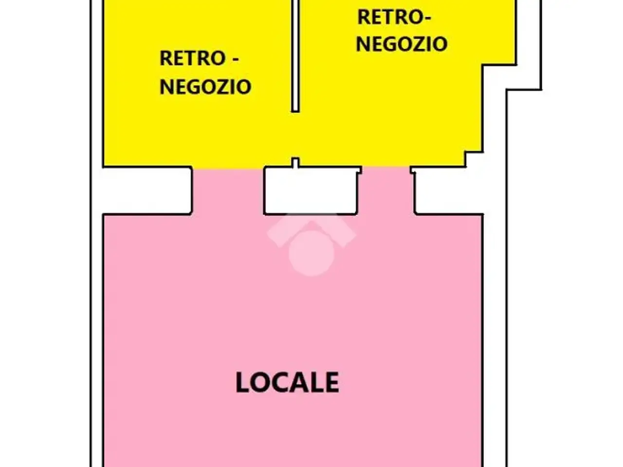 Negozio in Via Santa Maria Ausiliatrice 00, Roma, {3} - Planimetria 1