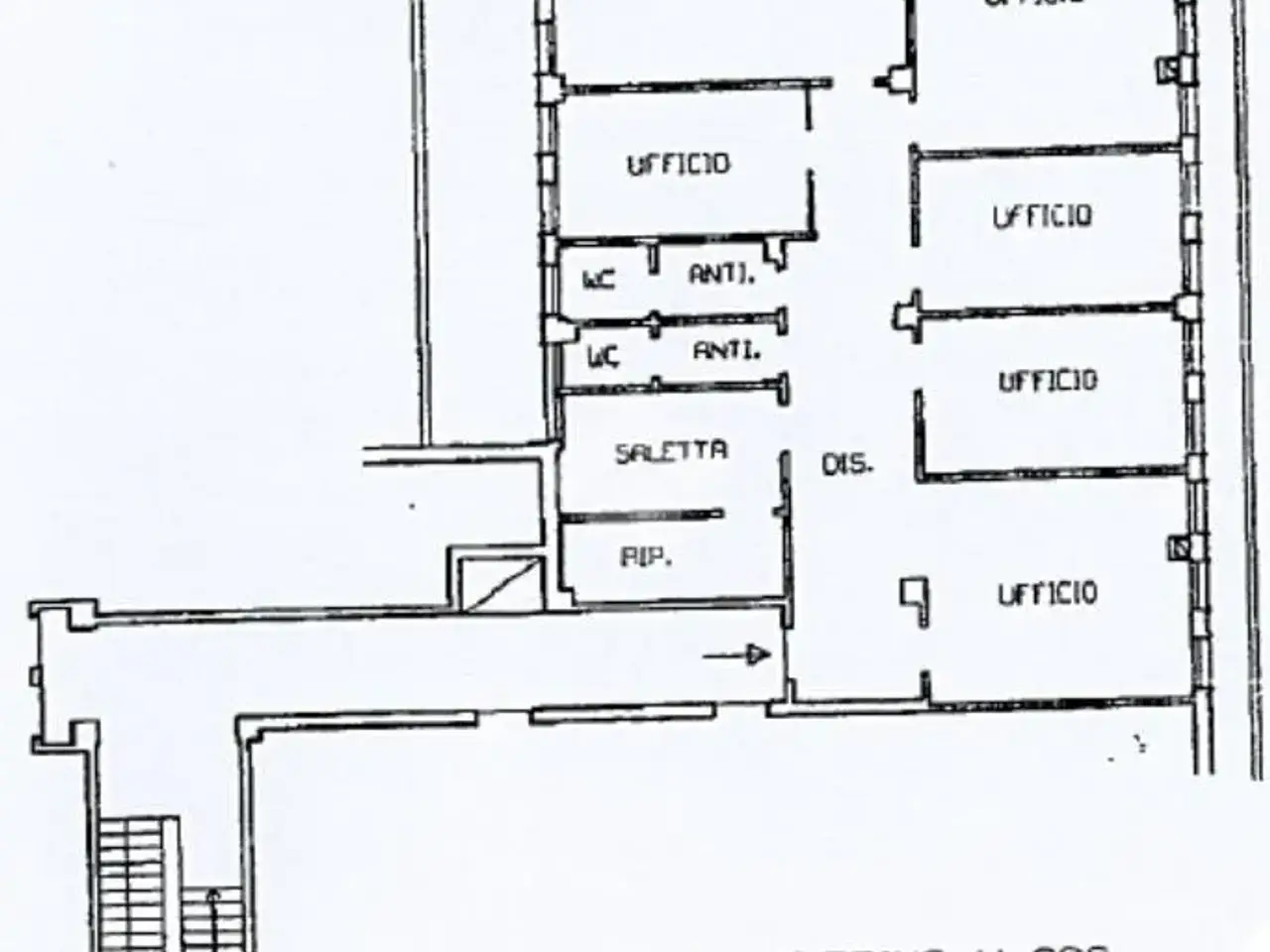 Ufficio in Via Giovan Battista Bellucci, Vignola, {3} - Planimetria 1