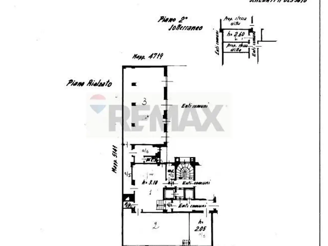 Ufficio in Via Domenichino 7, Milano, {3} - Planimetria 1