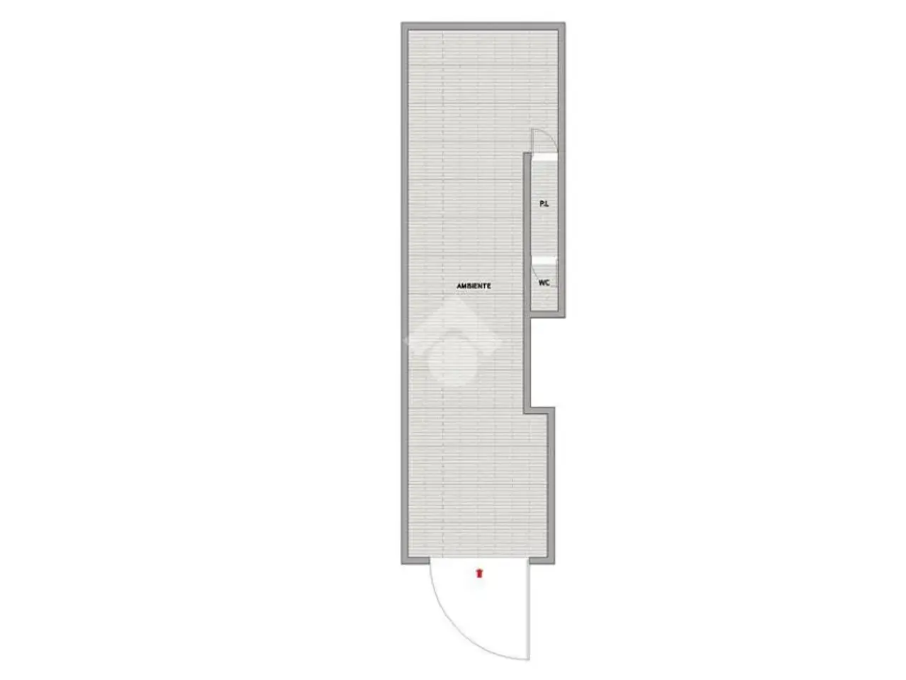 Negozio in Via Domenico Lancia di Brolo 28, Palermo, {3} - Planimetria 1