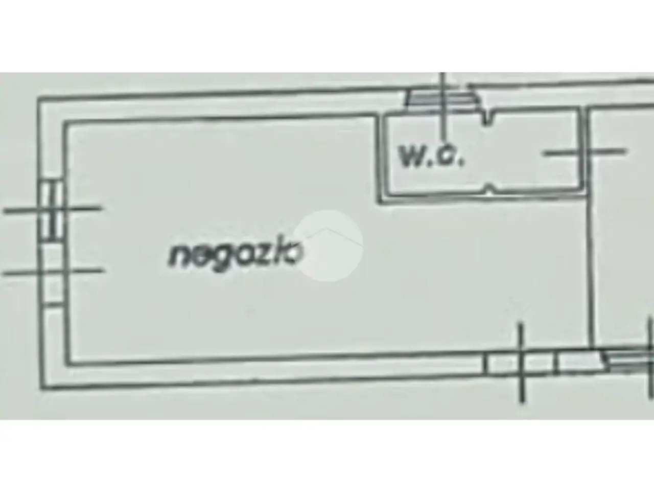 Negozio in Via Treviglio 1, Fara Gera D'Adda, {3} - Planimetria 1