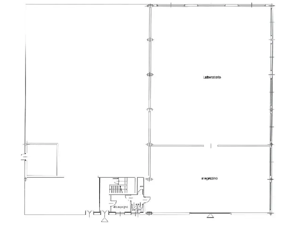Capannone in Via Po 2, Broni, {3} - Planimetria 1
