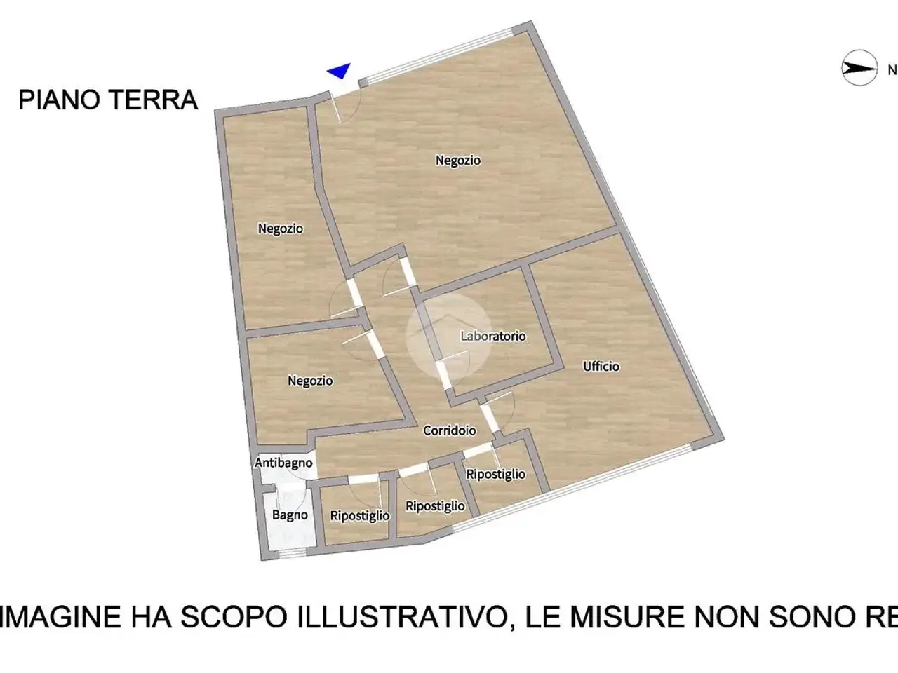 Negozio in Negozio Via Largo Danubio 18, San Benedetto Del Tronto, {3} - Planimetria 1