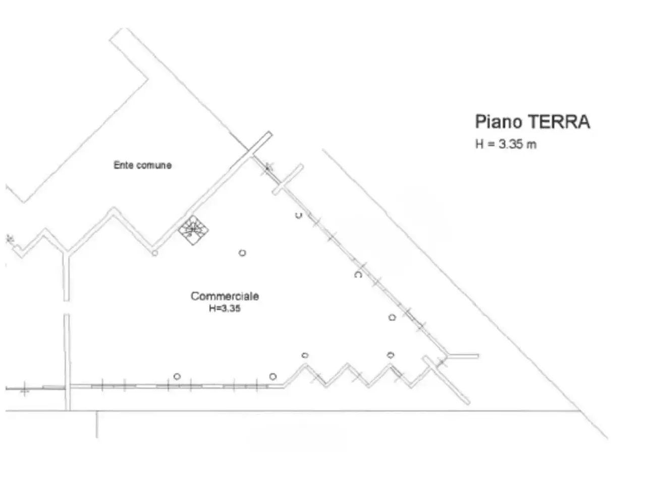 Negozio in Via della Valle 46, Carate Brianza, {3} - Planimetria 1