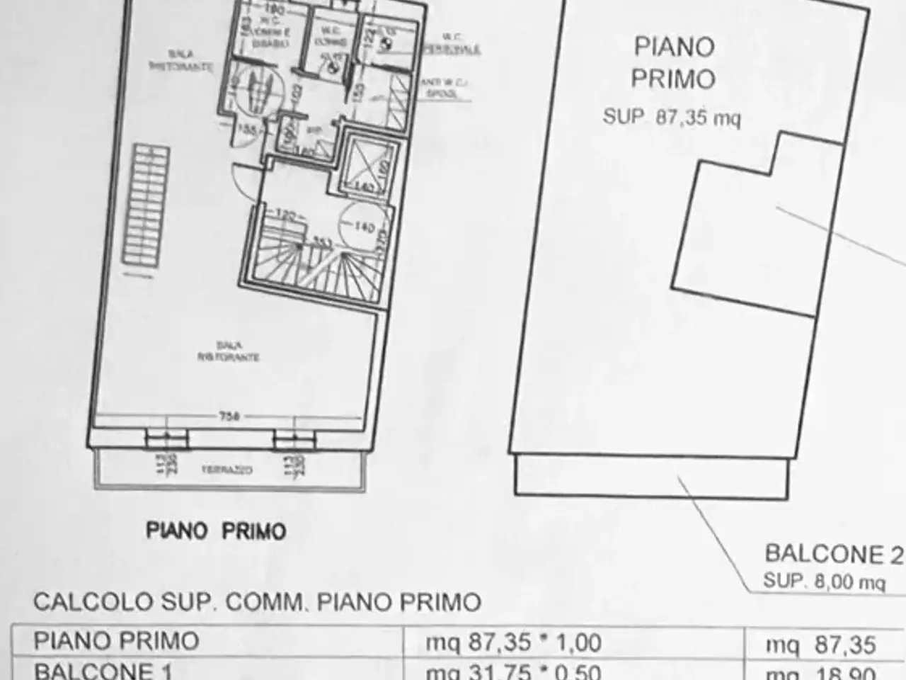Negozio in Piazza XX Settembre, Fano, {3} - Planimetria 1