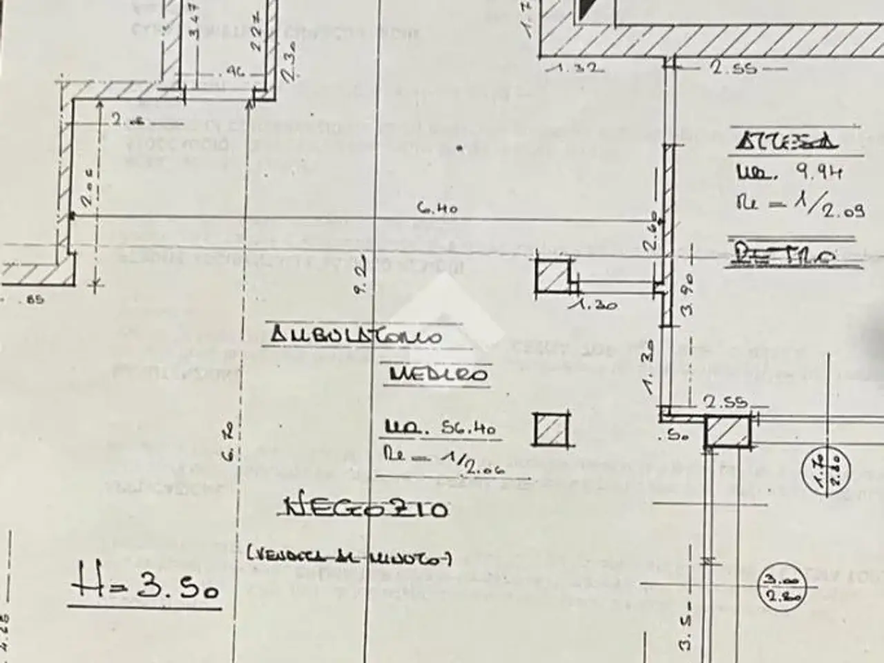 Negozio in Via Ribolle 2, Forli', {3} - Planimetria 1