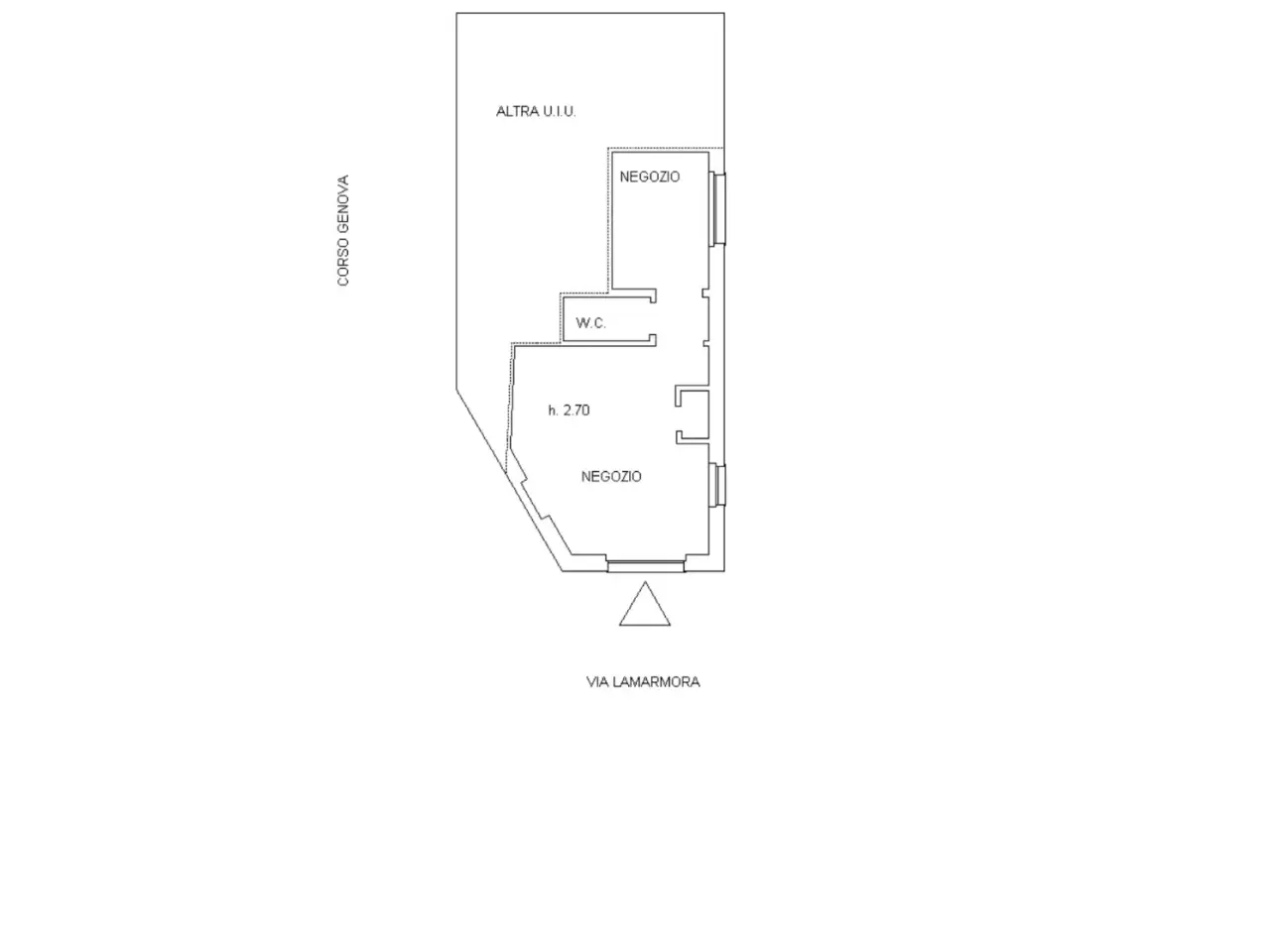 Ufficio in Corso Genova 48, Asti, {3} - Planimetria 1