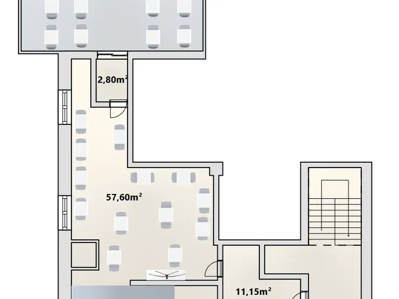 Ristorante in Piazza di Cles, Cles, {3} - Planimetria 1