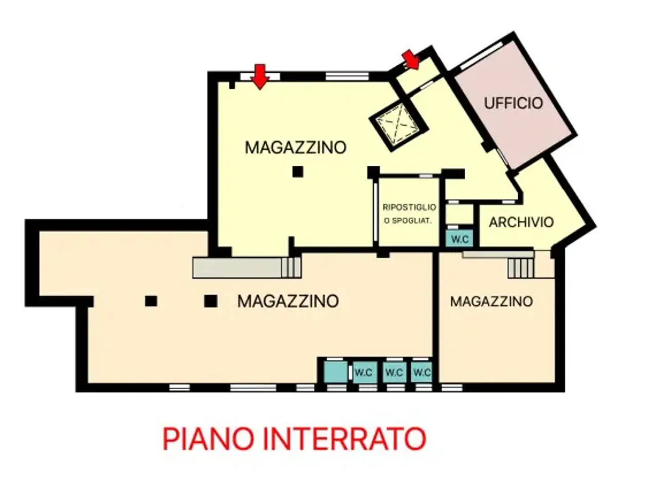 Magazzino in Viale Venezia 72, Brescia, {3} - Planimetria 1
