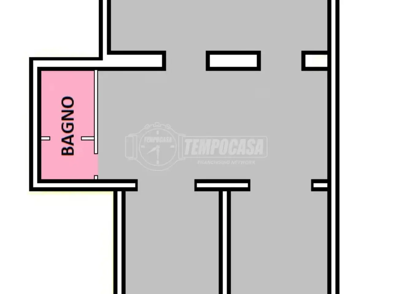 Negozio in Via Giordano Bruno 95, Porto San Giorgio, {3} - Planimetria 1