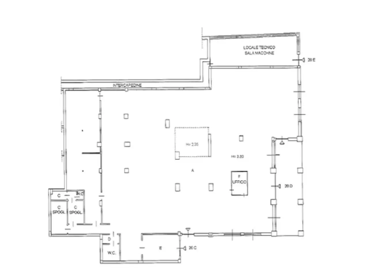 Capannone in Via Terralba, Arenzano, {3} - Planimetria 1