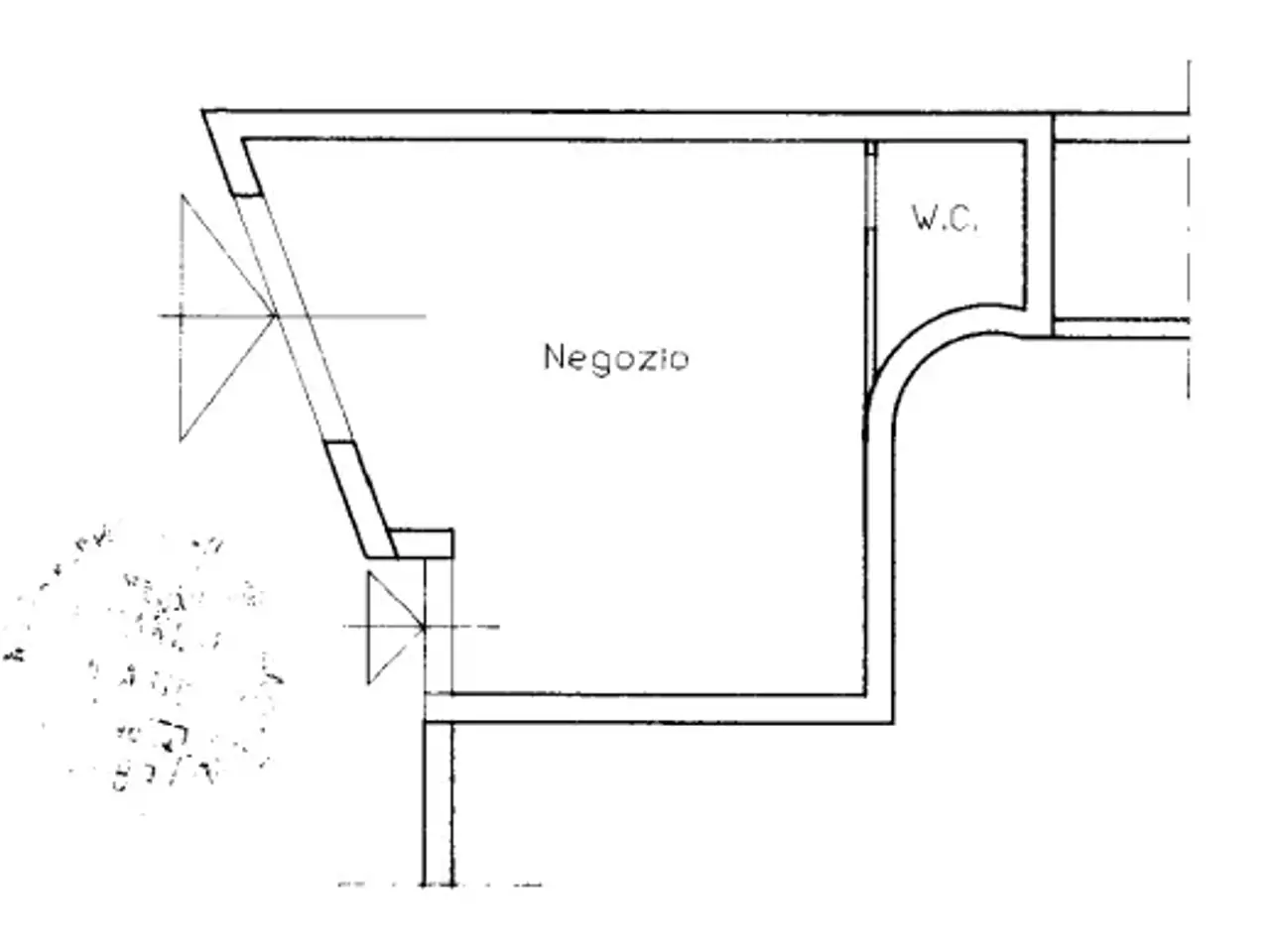 Negozio in Via Vittorio Emanuele, Marano Di Napoli, {3} - Planimetria 1
