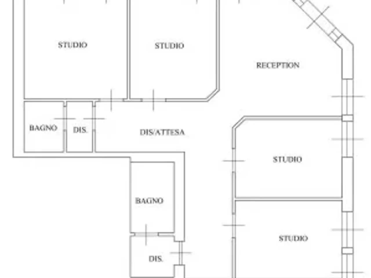 Negozio in Via Cesare Cantù 26, Villa Cortese, {3} - Planimetria 1