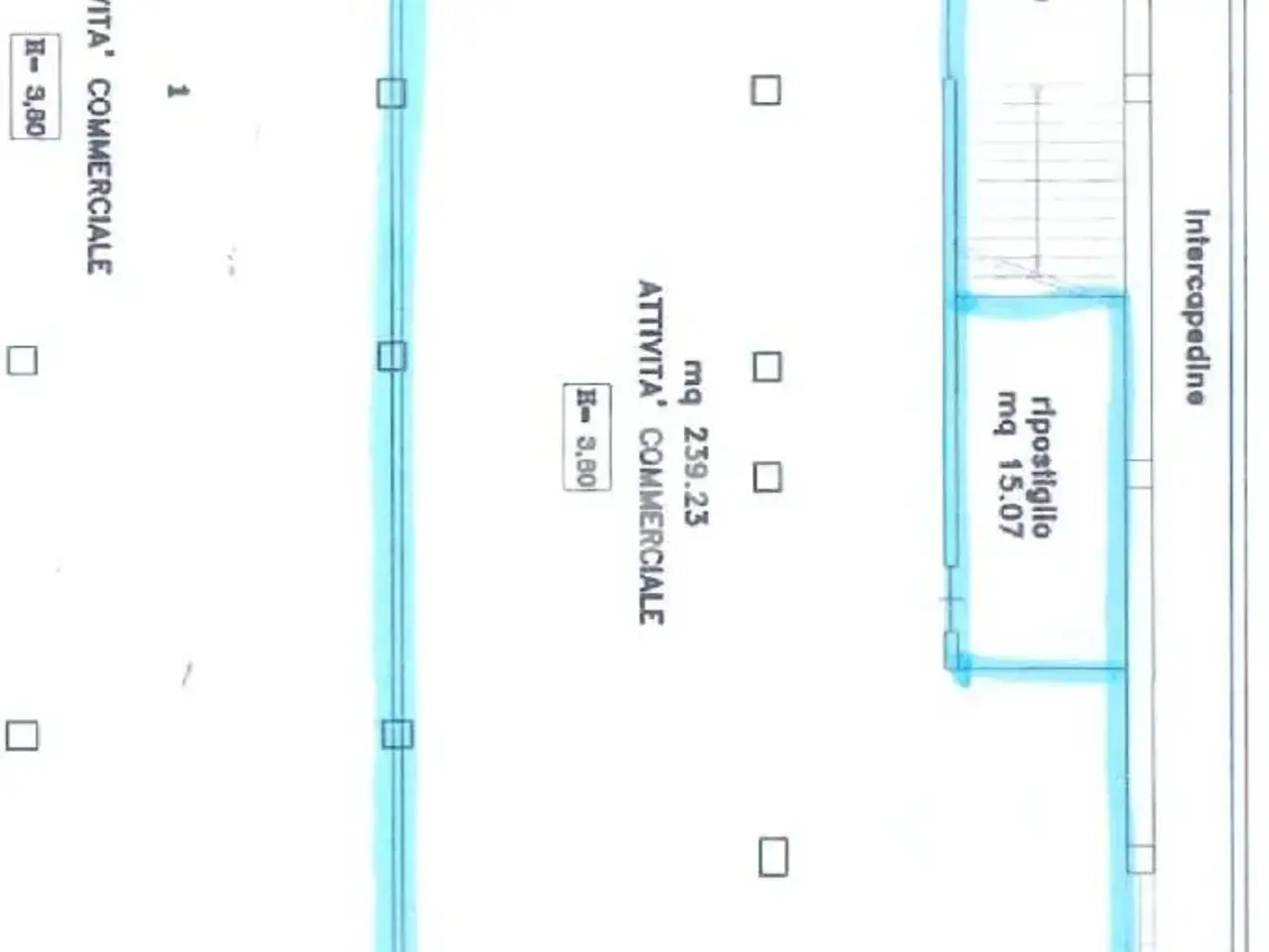 Negozio in Via Amatore Sciesa 11, Seregno, {3} - Planimetria 1