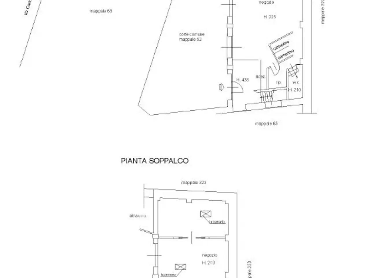 Negozio in Via Carlo De Cristoforis 5, Milano, {3} - Planimetria 1