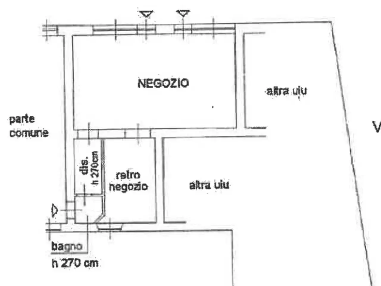 Negozio in Via Assunta 3, Nova Milanese, {3} - Planimetria 1