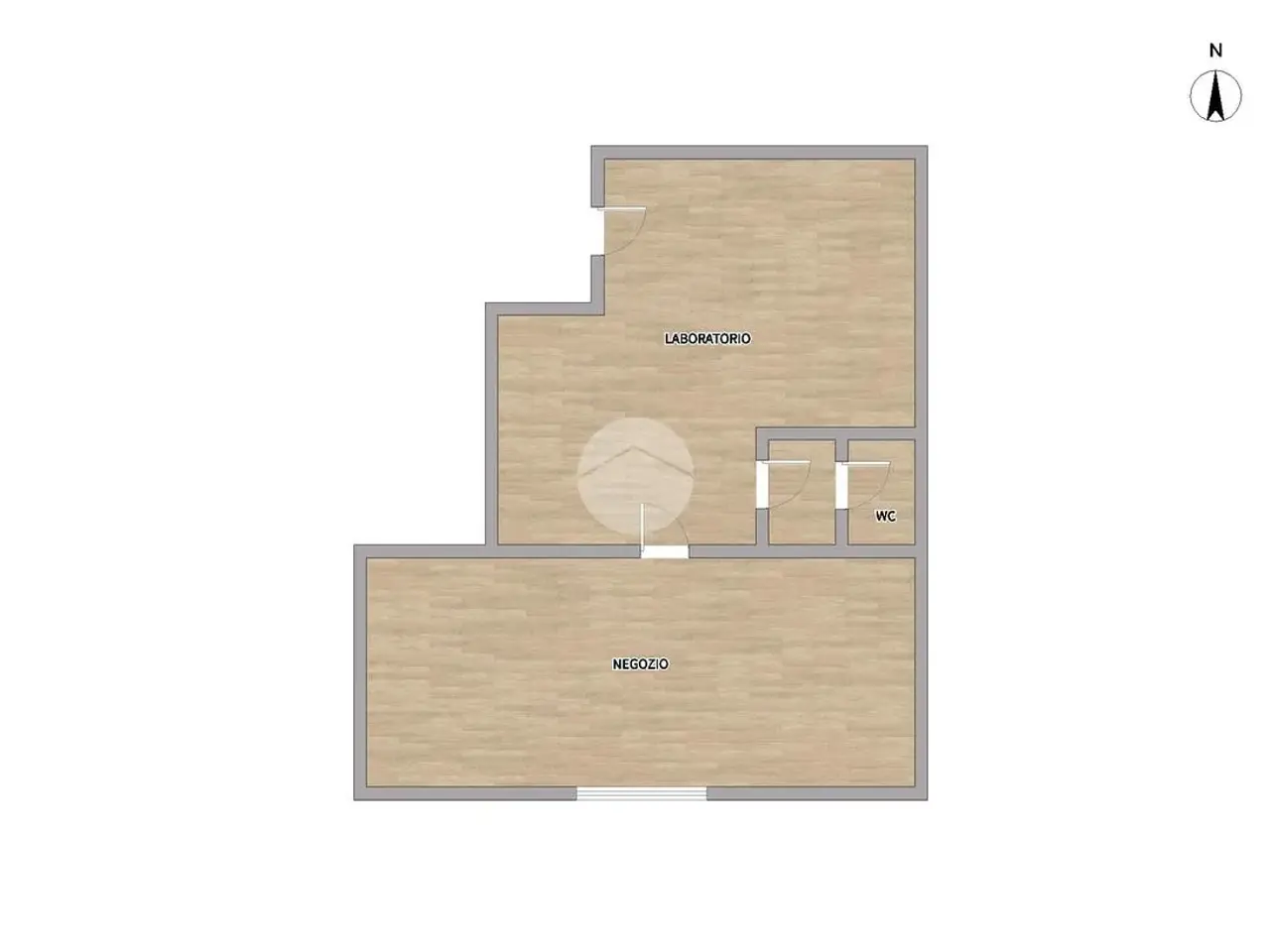 Negozio in Via IV Novembre 59, Borgosatollo, {3} - Planimetria 1
