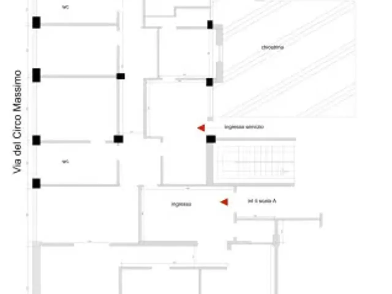 Ufficio in Via del Circo Massimo, Roma, {3} - Planimetria 1