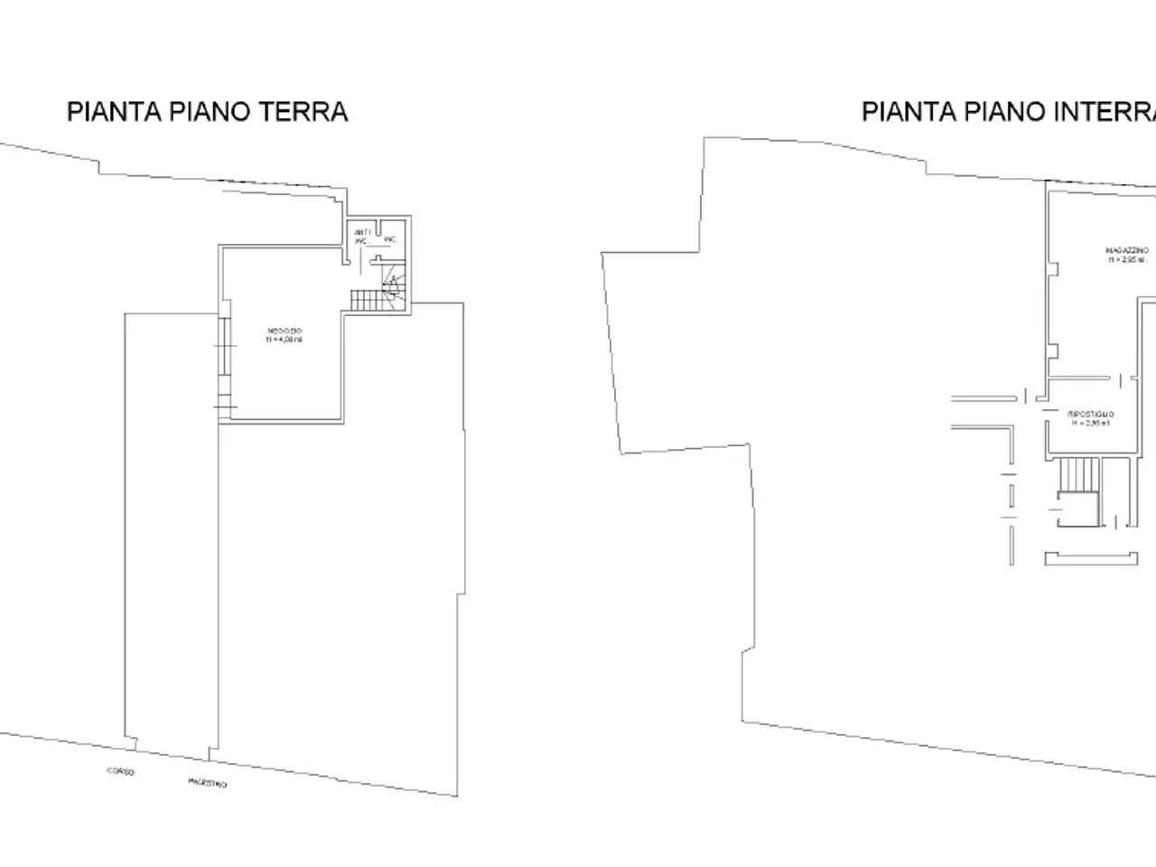 Palazzina commerciale in Corso Palestro 37/E, Brescia, {3} - Planimetria 1