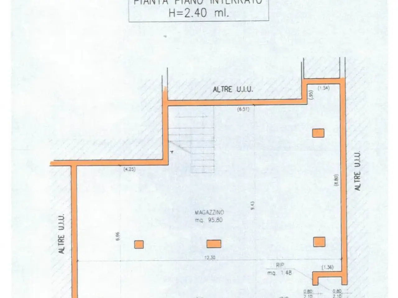 Negozio in Via E. Valentinis, Monfalcone, {3} - Planimetria 1