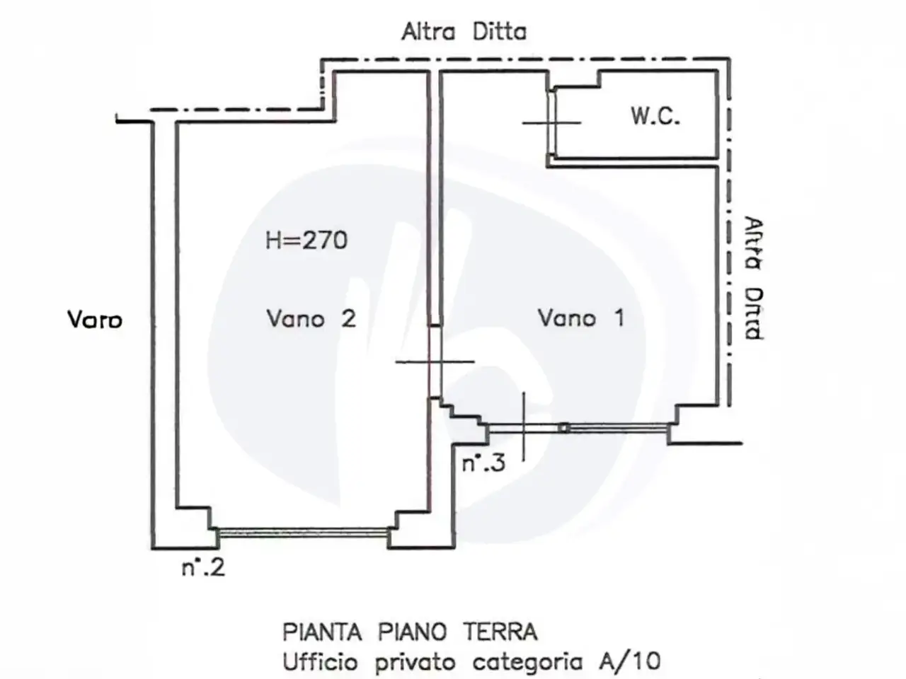 Ufficio in Via Unione Sovietica, Siracusa, {3} - Planimetria 1
