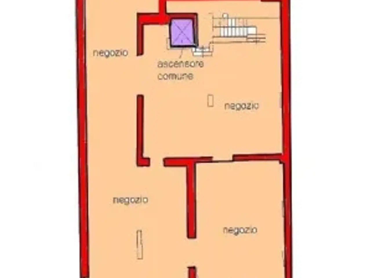 Negozio in Via Cesare Battisti 1, Monsummano Terme, {3} - Planimetria 1