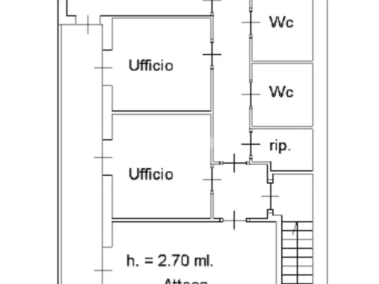 Ufficio in Via Maiella 20, Verona, {3} - Planimetria 1