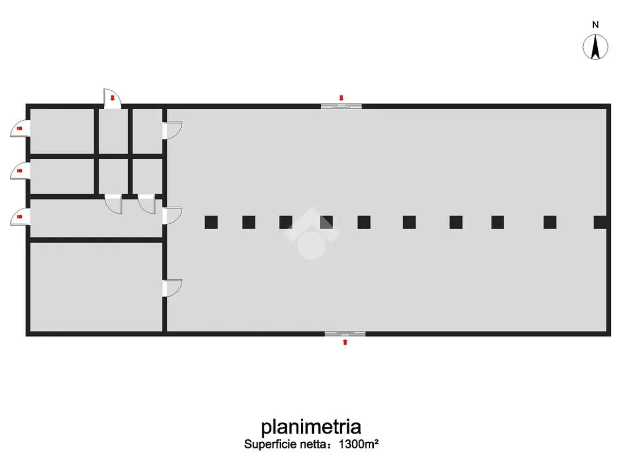 Capannone in Via Dante 82, San Giorgio In Bosco, {3} - Planimetria 1