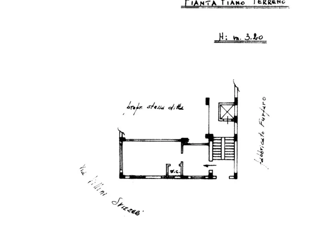 Ufficio in Via Villini Svizzeri 9f, Reggio Calabria, {3} - Planimetria 1