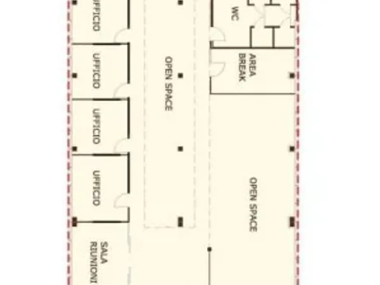 Ufficio in Via Luciano Manara 2, Limbiate, {3} - Planimetria 1