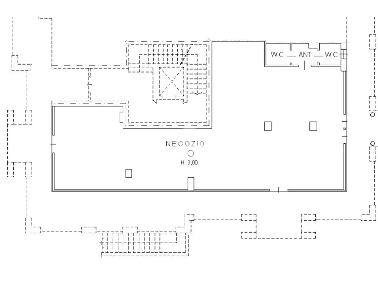 Negozio in Via Vallada 40, Porcia, {3} - Planimetria 1