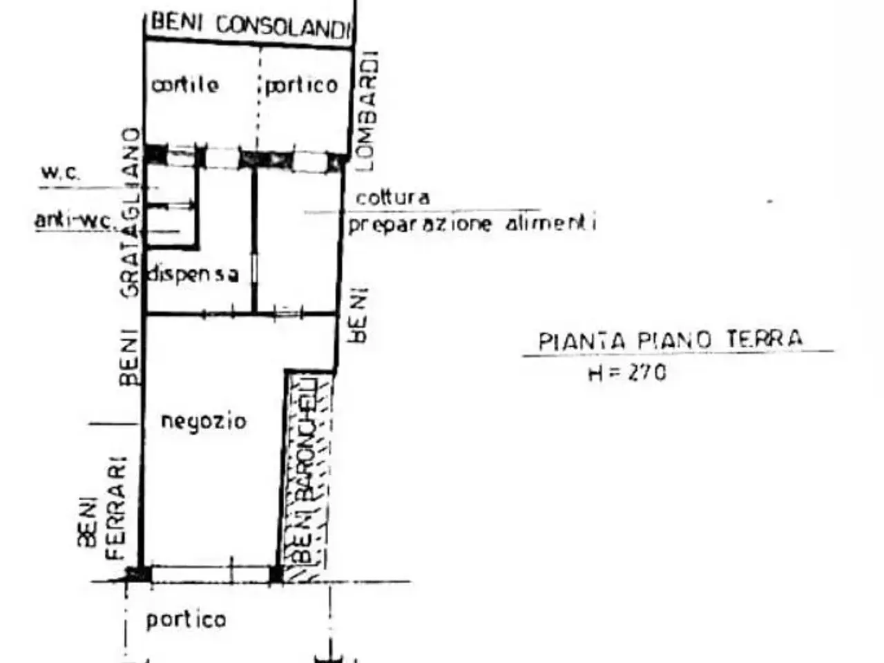Negozio in Via G. Matteotti 55, Soncino, {3} - Planimetria 1