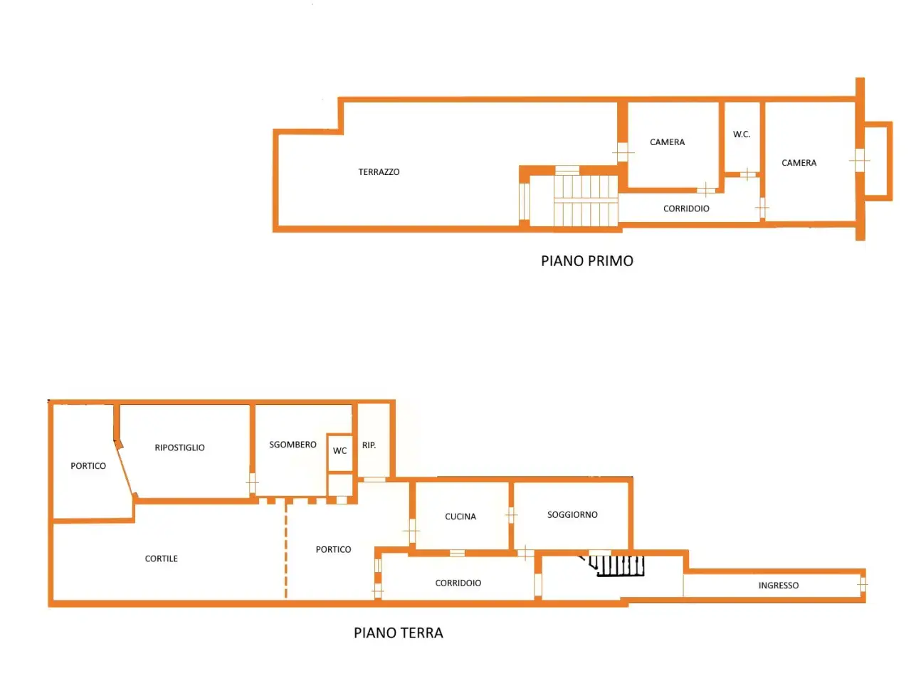 Casa indipendente in vendita, Corso Giuseppe Mazzini 55, Gambettola - Planimetria 1