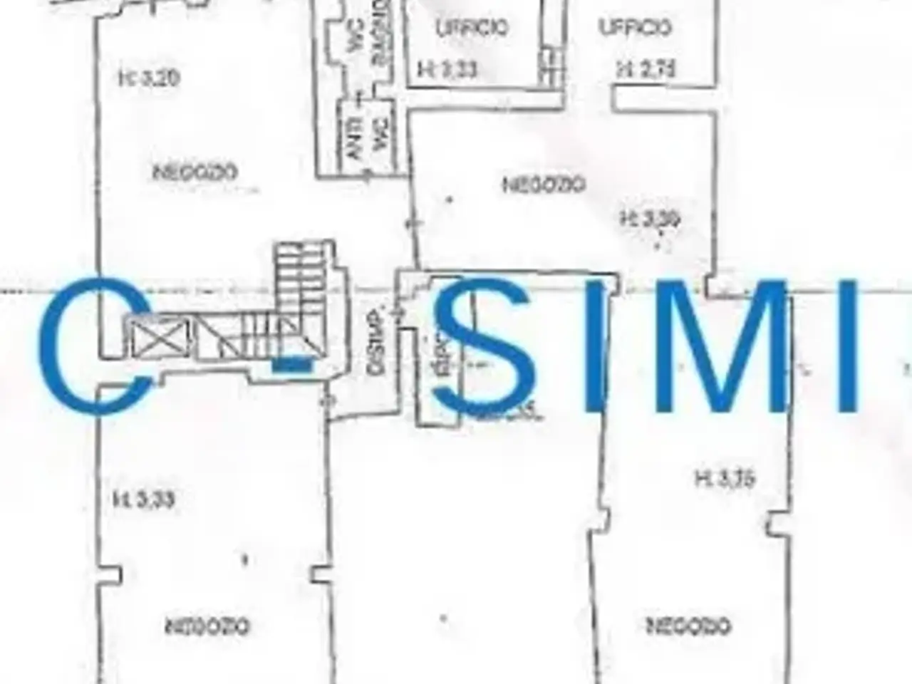 Negozio in Piazza della Libertà 3, Firenze, {3} - Planimetria 1