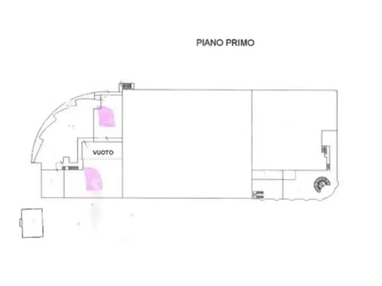 Negozio in Via Iseo, Erbusco, {3} - Planimetria 1