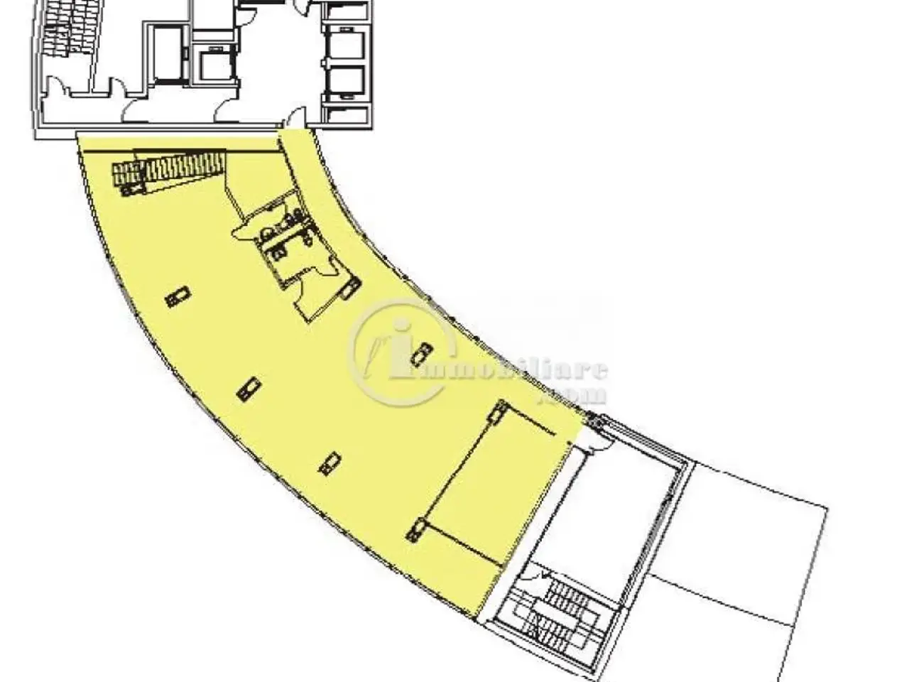 Ufficio in Viale Achille Papa, Milano, {3} - Planimetria 1