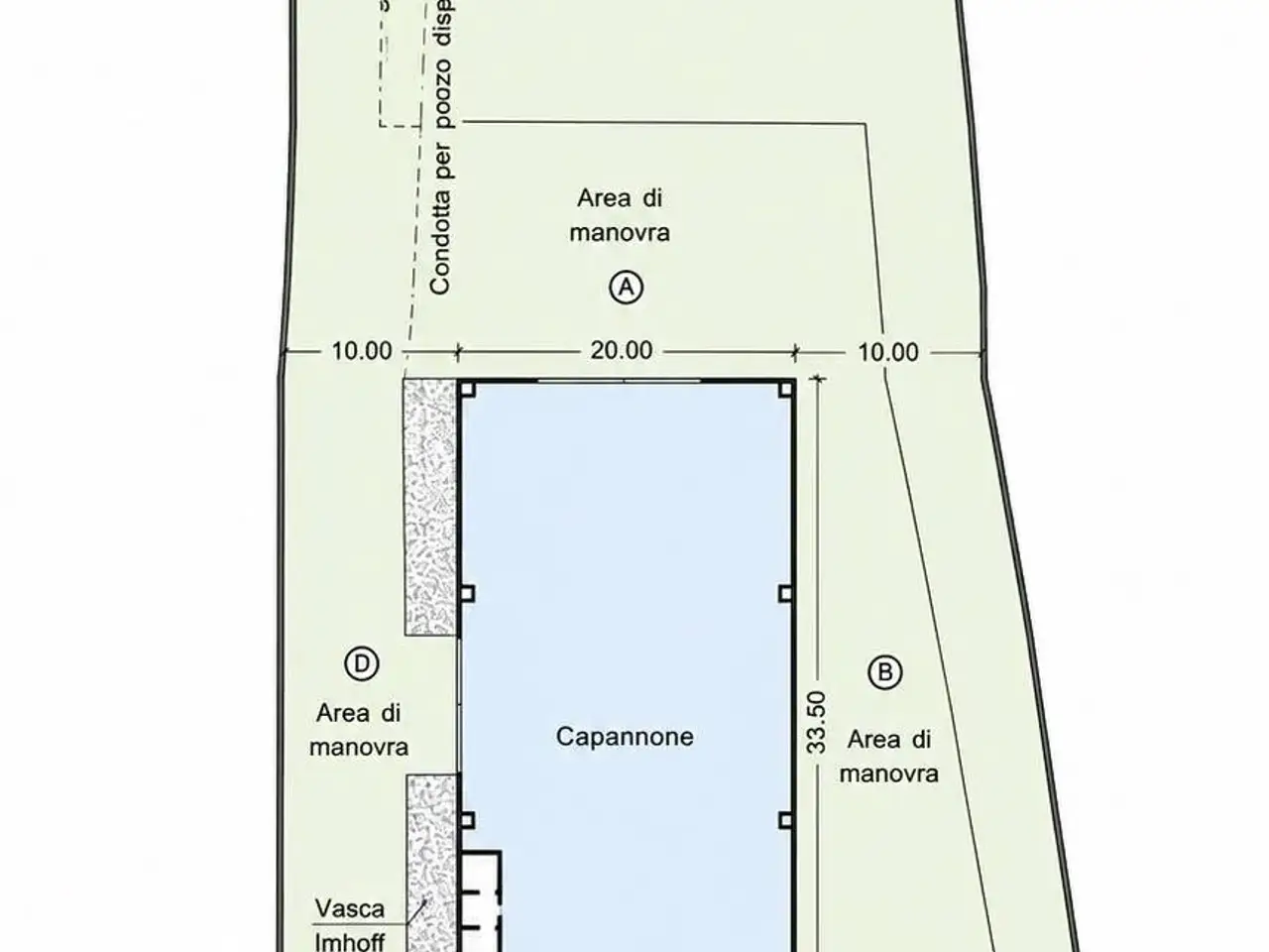 Capannone in Contrada Cozzo d'Oro 203, Santa Croce Camerina, {3} - Planimetria 1