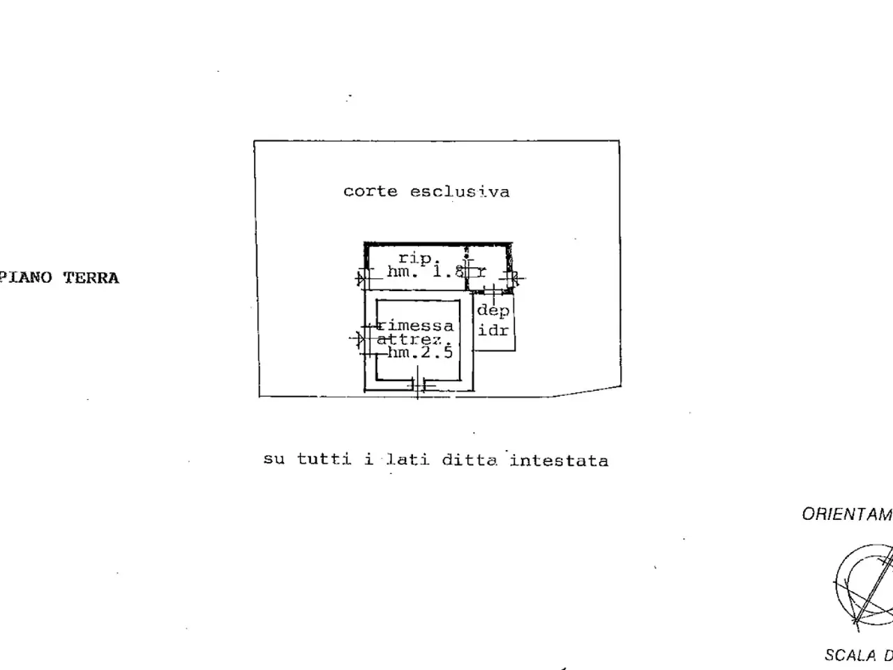 Magazzino in Località Valle del Castagno Snc, Monte Argentario, {3} - Planimetria 1
