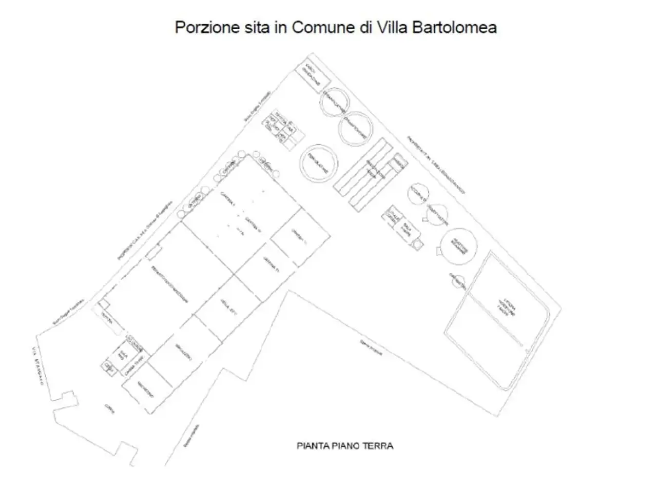 Capannone in Via Santa Liberata 1101, Villa Bartolomea, {3} - Planimetria 1