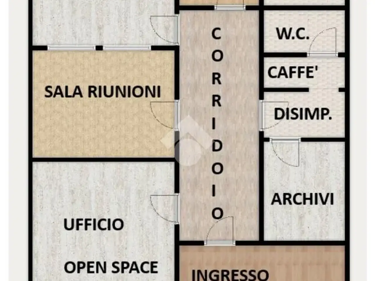 Ufficio in Via Isorelle 61, Savignone, {3} - Planimetria 1