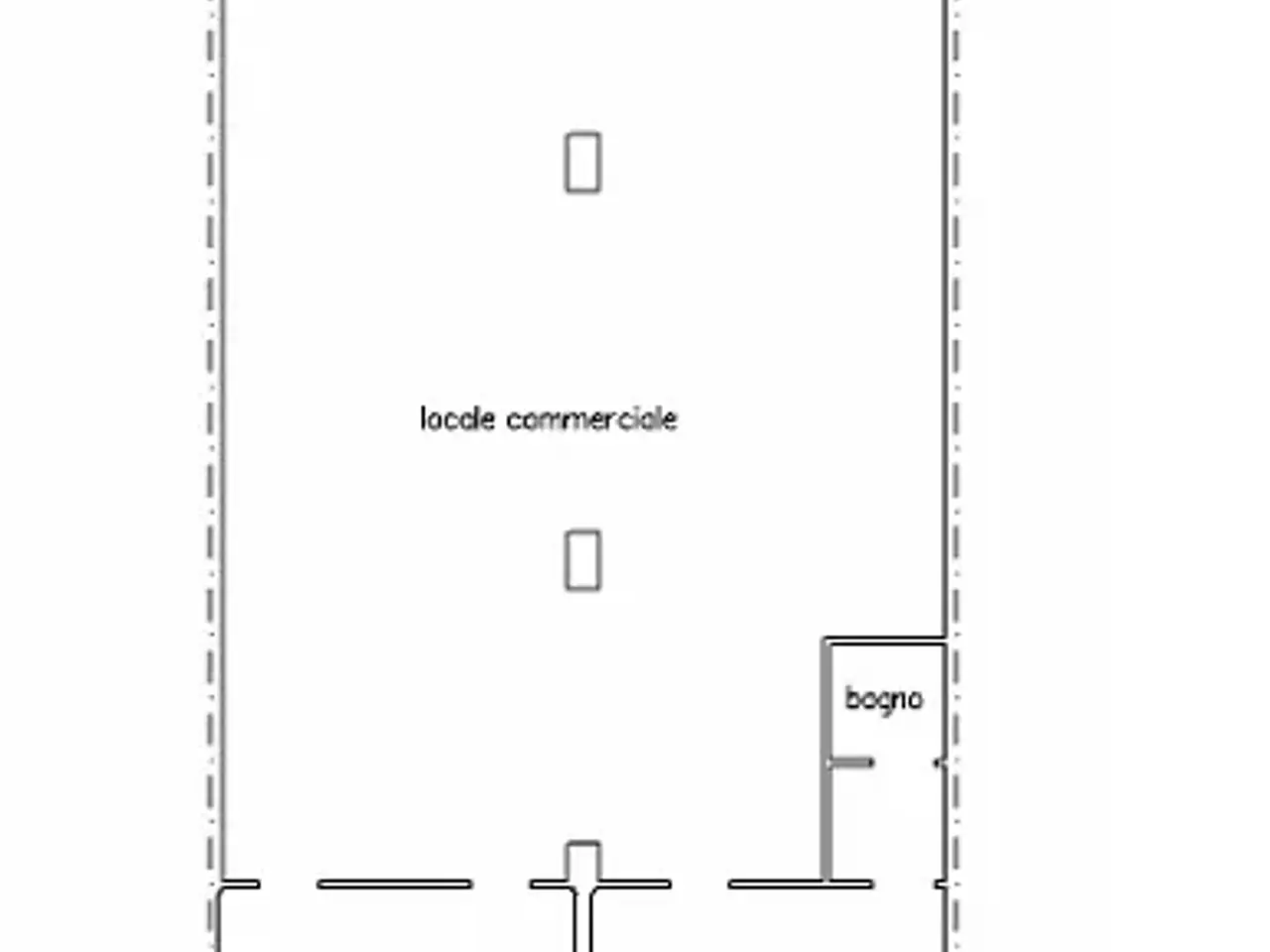 Locale commerciale in Via Marco Biagi 12, Lecce, {3} - Planimetria 1