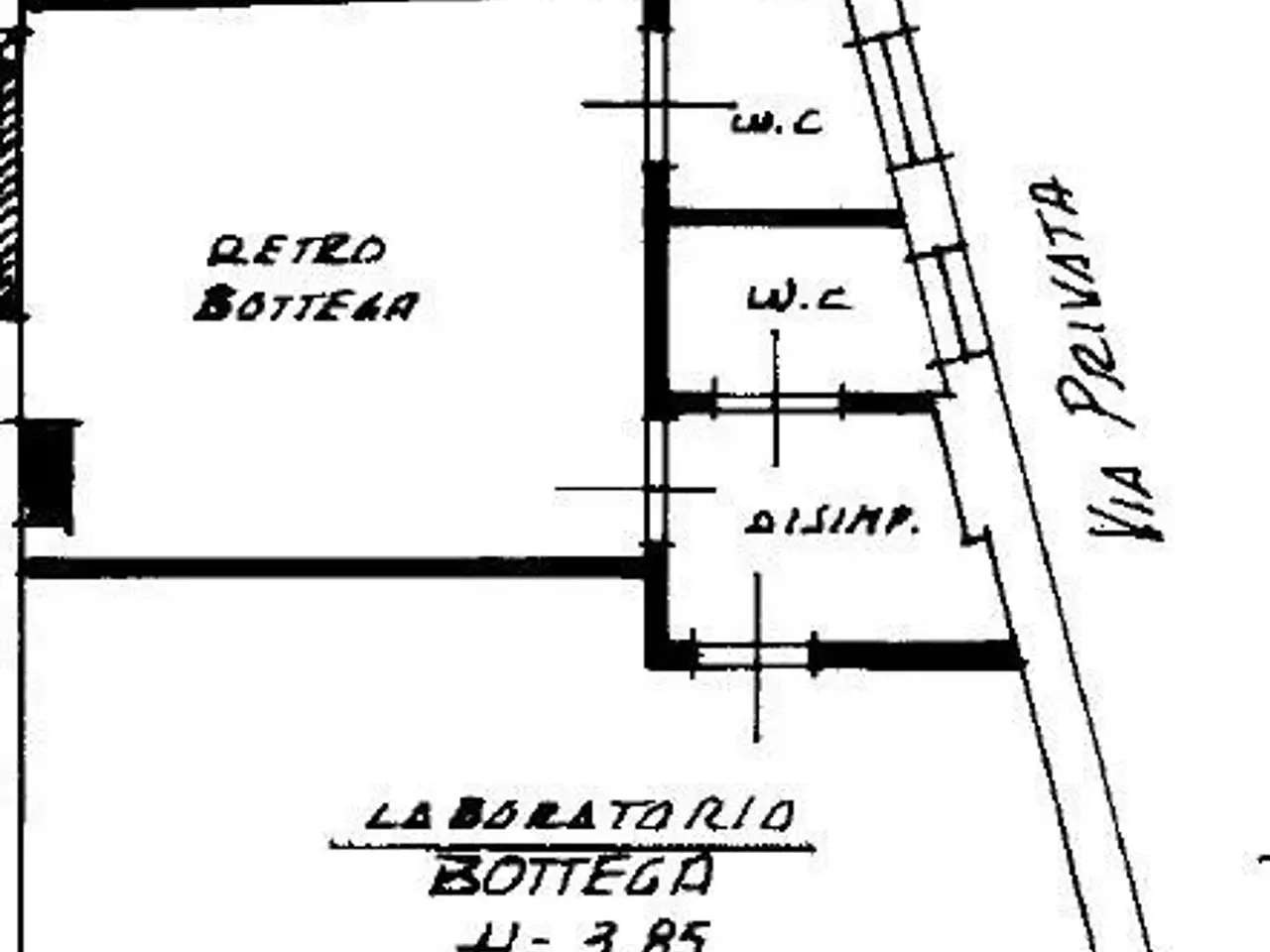 Laboratorio in Via Umberto 24, Gravina Di Catania, {3} - Planimetria 1
