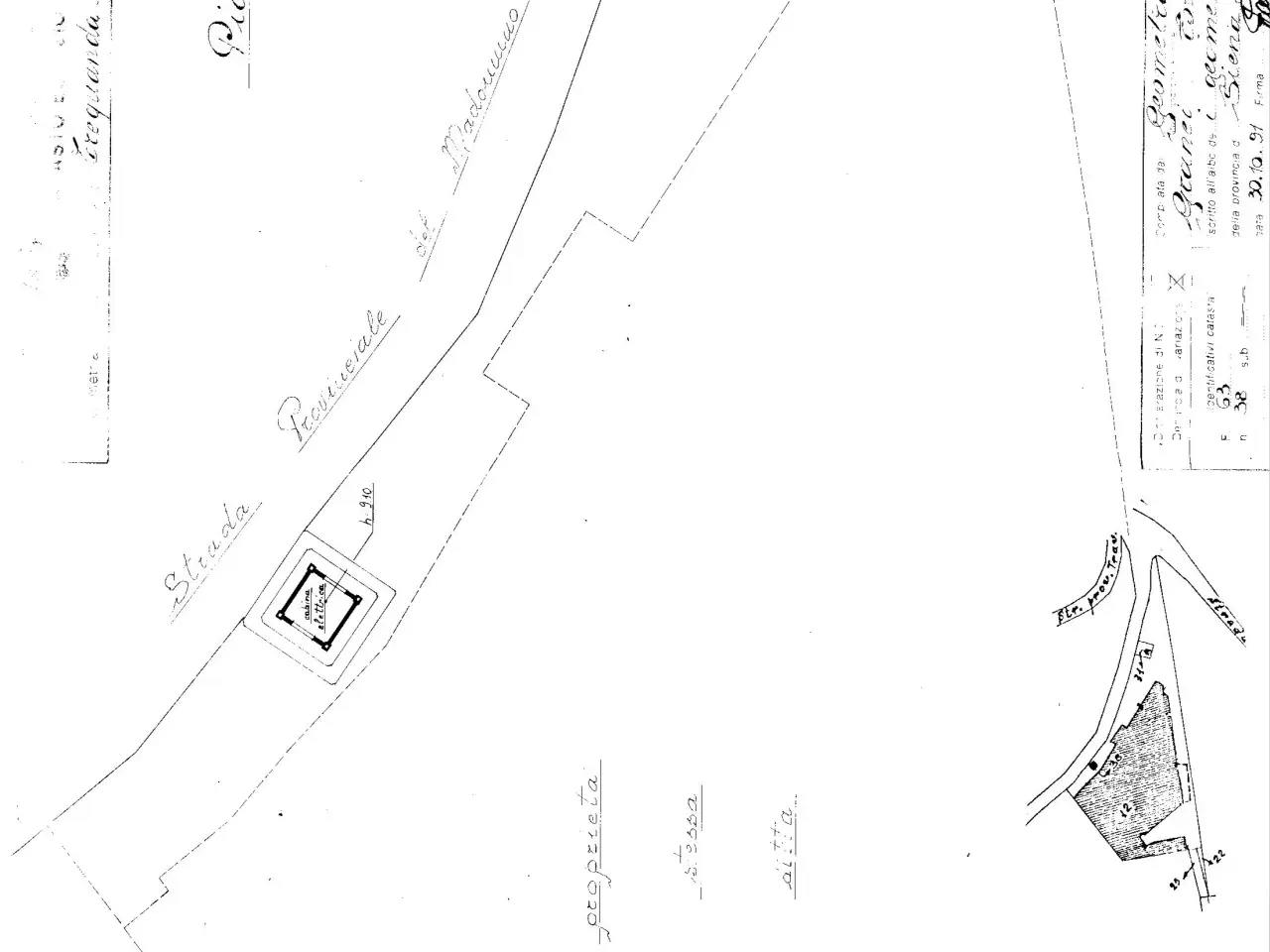Negozio in Via Madonnino dei Monti 17, Trequanda, {3} - Planimetria 1