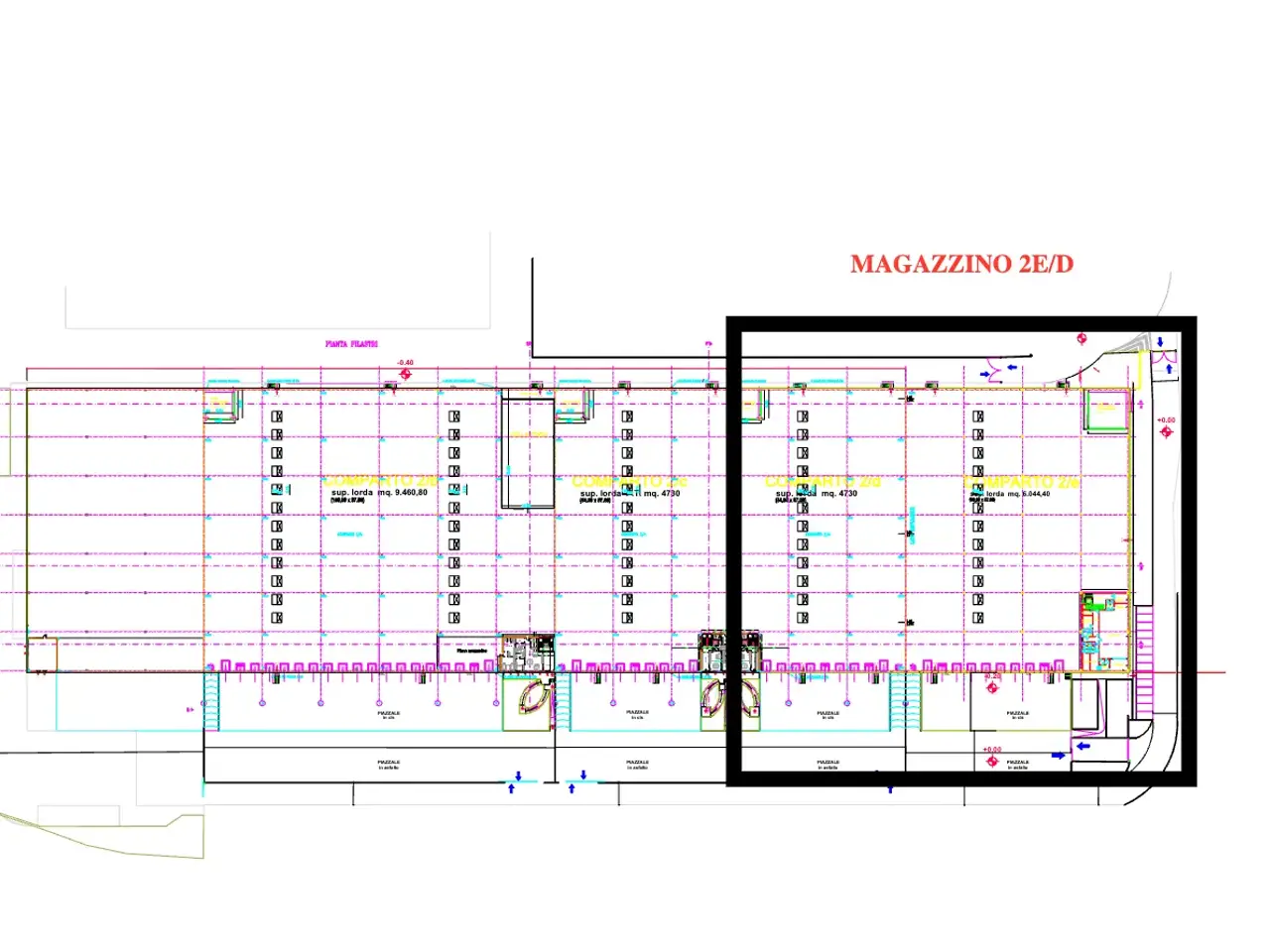 Capannone in Via Adige, Nogarole Rocca, {3} - Planimetria 1