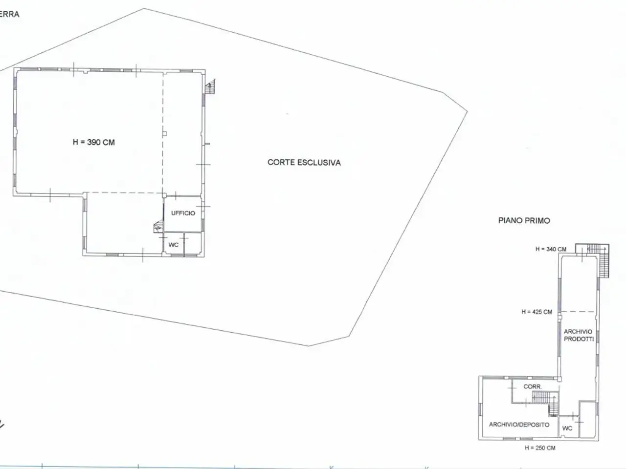 Capannone in Sp6 34, San Cataldo, {3} - Planimetria 1