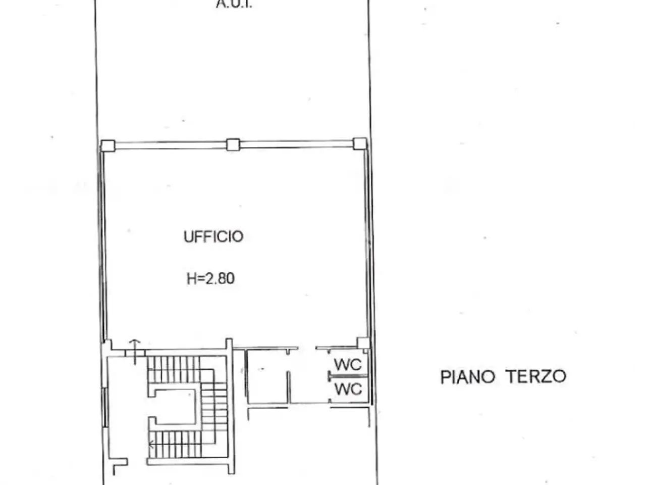 Ufficio in Via del Mella 13, Brescia, {3} - Planimetria 1