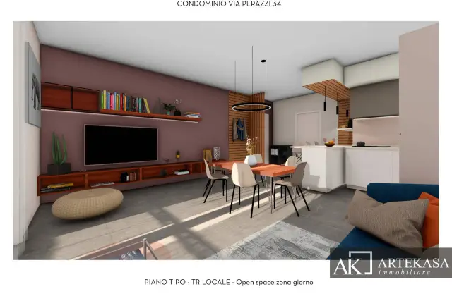 Trilocale in vendita, Via Costantino Perazzi 34, Novara - Foto 1