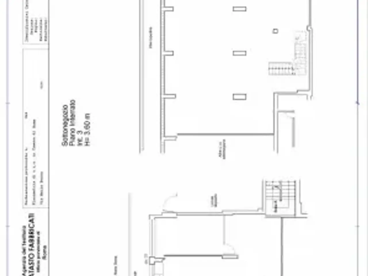 Negozio in Via Mario Borsa 45/87, Roma, {3} - Planimetria 1